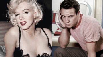 Os ícones de Hollywood Marilyn Monroe e Marlon Brando - Getty Images
