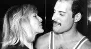 Mary Austin e Freddie Mercury em 1984 - Getty Images