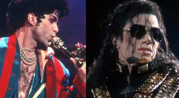 Os artistas Prince e Michael Jackson - Getty Images/Wikimedia Commons