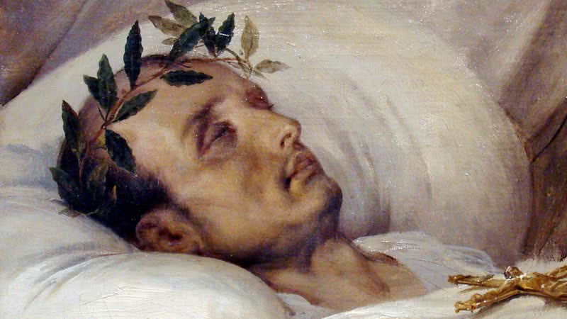 Pintura de Napoleão em seu leito de morte - Museu da Legião de Honra/Creative Commons/Wikimedia Commons