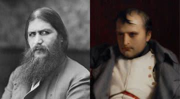 Monge russo Rasputin (esq.) e general francês Napoleão (dir.) - Wikimedia Commons