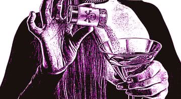 Imagem meramente ilustrativa de uma mulher envenenando drink - Wikimedia Commons