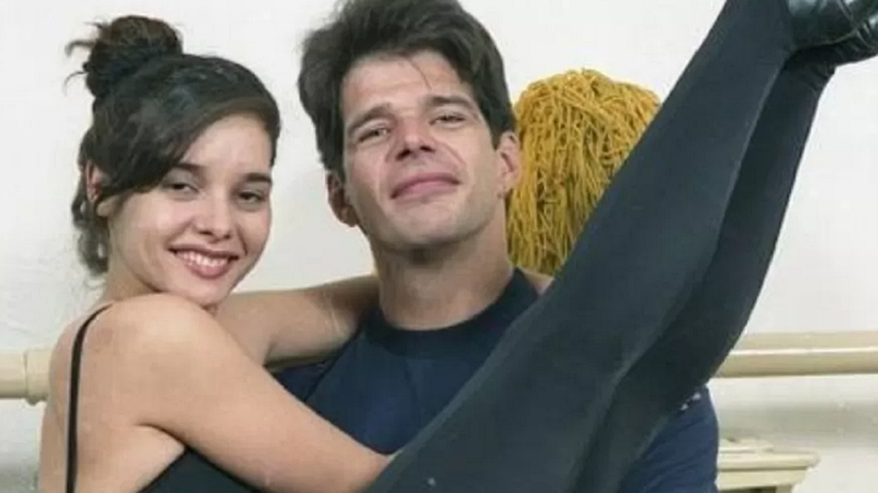 Daniella Perez com seu marido, o ator Raul Gazolla - Divulgação / Reprodução