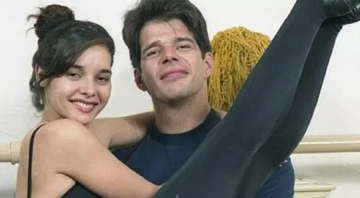 Daniella Perez com seu marido, o ator Raul Gazolla - Divulgação / Reprodução