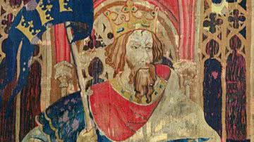 Fragmento de obra que retrata o Rei Arthur - Foto por bestoflegends pelo Wikimedia Commons