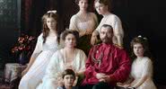 Família imperial Romanov em imagem colorizada - Divulgação/Klimbim