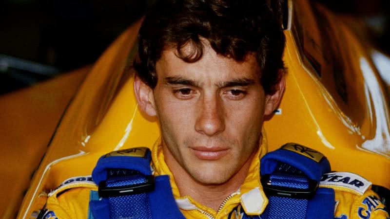 Ayrton Senna, em 1987 - Getty Images