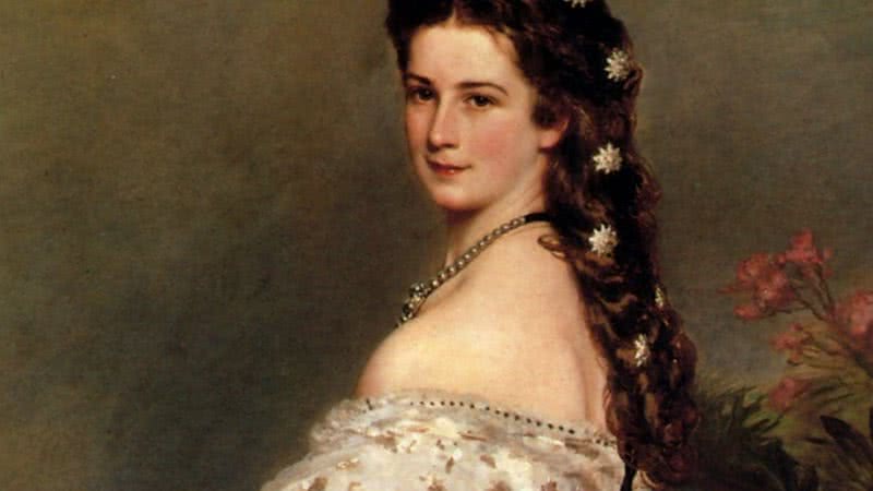 Pintura retratando Isabel da Baviera, rainha da Áustria. - Wikimedia Commons