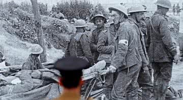 Homenagem aos soldados que lutaram durante a Batalha do Somme - Getty Images