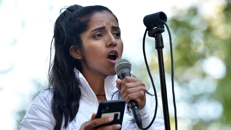 Sonita Alizadeh em setembro de 2021 - Getty Images