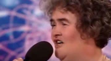 Susan Boyle durante sua apresentação no Britain's Got Talent - Divulgação/Youtube/Davy Leyland/ 2009