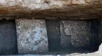 O piso original descoberto em Roma - Divulgação