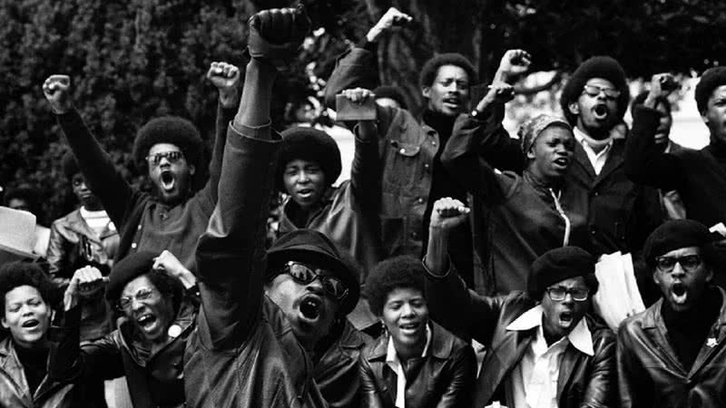 Membros do Movimento Panteras Negras