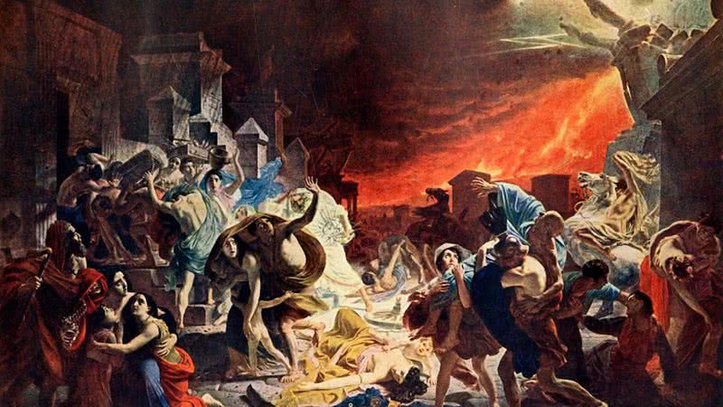 "Destruição de Pompeia", Karl Briullov - Getty Images