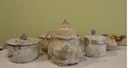 As porcelanas encontradas foram datadas de 1940 - Museu de Lubuskie