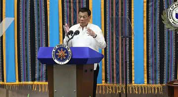 O presidente das Filipinas, Rodrigo Duterte - Wikimedia Commons