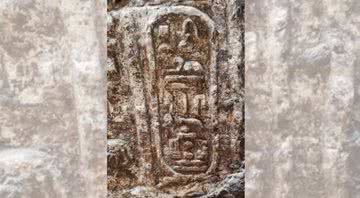 Inscrição encontrada em templo religioso egípcio - Reprodução