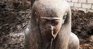 A estátua do faraó Ramsés II - Ministério de Antiguidades do Egito