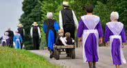Imagem meramente ilustrativa de membros da comunidade Amish - Divulgação/Youtube