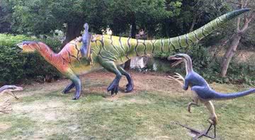 Dinossauros roubados do parque em Utah, nos Estados Unidos - Ogden's George S. Eccles Dinosaur Park