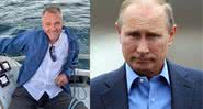 Montagem mostrando fotografias de Alex Konanykhin e de Vladimir Putin - Divulgação/ Instagram/ @konanykhinalex/ Getty Images