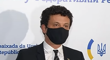 O embaixador da Ucrânia no Brasil, Anatoliy Tkach - Divulgação / Youtube (Band Jornalismo)