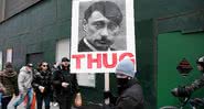 Imagem de protestos contra Putin - Getty Images