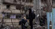 Destruição em Kiev, nesta sexta-feira, 25 - Getty Images