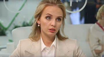 Trecho de entrevista com Maria Vorontsova, filha do presidente russo - Divulgação/ Youtube/ Телеканал