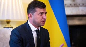 Volodymyr Zelensky, o presidente ucraniano, em 2020 - Getty Images