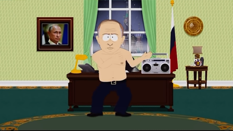 Presidente russo, Vladimir Putin, animado na série americana 'South Park'