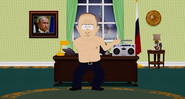 Presidente russo, Vladimir Putin, animado na série americana 'South Park' - Divulgação / Comedy Central