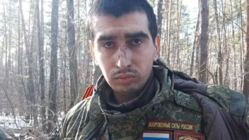Soldado russo capturado pela Ucrânia