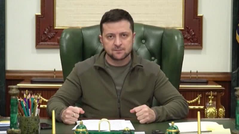 Trecho de vídeo publicado pelo governo ucraniano