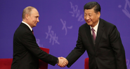 Vladimir Putin e Xi Jinping, líderes da Rússia e China, respectivamente (2019) - Getty Images