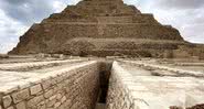 Pirâmide de degraus em Saqqara - Ministério de Antiguidades do Egito