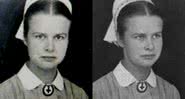 Retratos de Erna Flegel durante a Segunda Guerra Mundial - Divulgação/Youtube