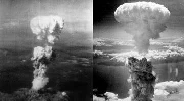 Cogumelo formado pela explosão da bomba atômica de Hiroshima - Wikimedia Commons