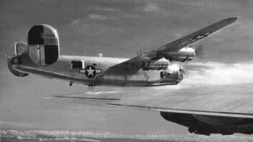 Avião Consolidated B-24 Liberator, do Exército dos Estados Unidos, que era o modelo em que William B. Montgomery morreu - John Tewell/Flickr