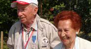 Eliezer Grynfeld, sobrevivente do Holocausto, e sua esposa Rachel - Wikimedia Commons