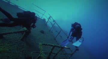 Imagens submersas do SS Cotopaxi - Divulgação Science Channel