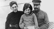 Vasily, Svetlana e Stalin (respectivamente) - Getty Images