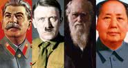 Stalin, Hitler, Darwin e Mao em montagem - Divulgação