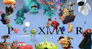 Logo da Pixar com os personagens do estúdio - Divulgação/Pixar