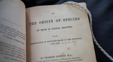 Livro de Charles Darwin que aborda a origem das espécies - Divulgação