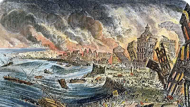 Terremoto de Lisboa em 1755 - Arquivo AH