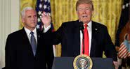 Trump discursa no salão de imprensa da Casa Branca - Getty Images