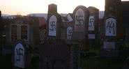 O cemitério que foi alvo do vandalismo - Divulgação Twitter/ Préfet de la région Grand Est et du Bas-Rhin