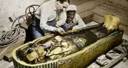 A tumba do faraó Tutancâmon em cores vivas - Getty Images