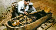 A descoberta da tumba de Tutancâmon - Reprodução